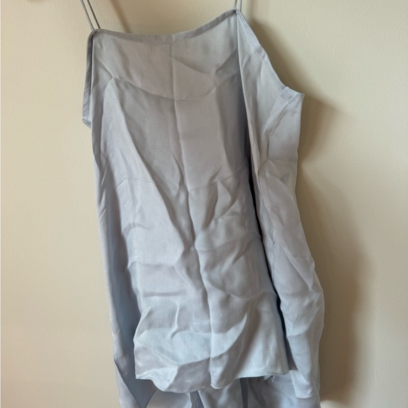 Djerf Avenue Tie Tank Top Baby Blue - Picture 4 of 5